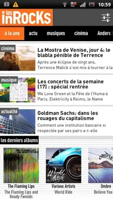 les inRocKs android App screenshot 7